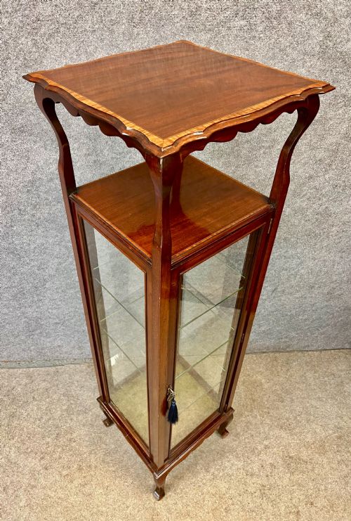 Edwardian Inlaid Display Cabinet