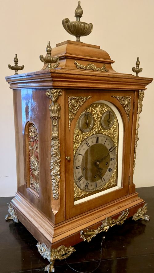 Large Victorian 3 Train Musical Bracket Clock