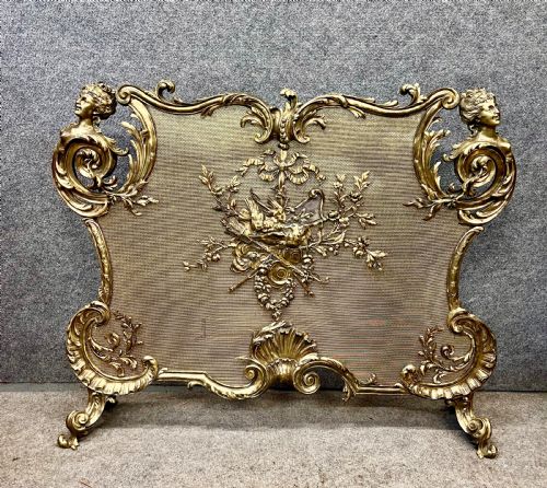 Superb Antique French Fire Guard