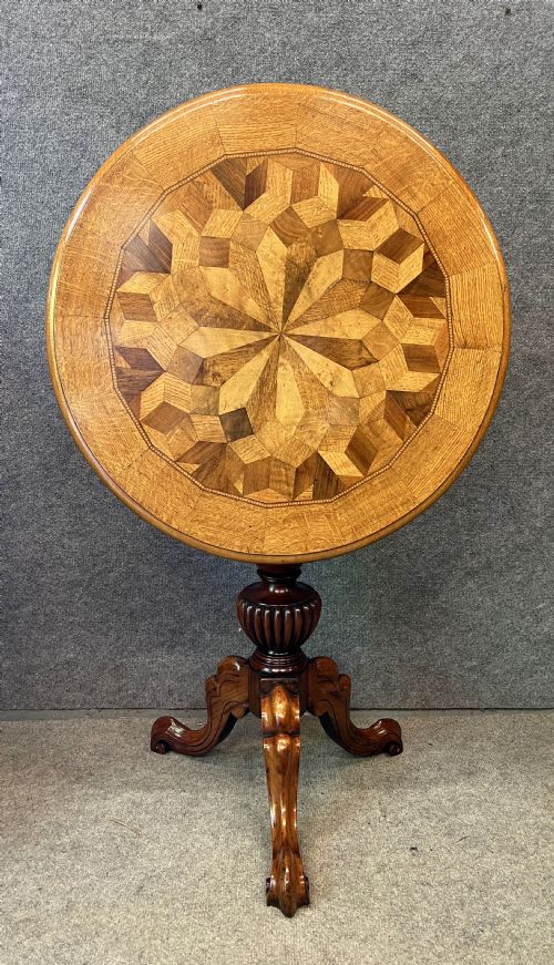 Victorian Specimen Wood Occasional Table