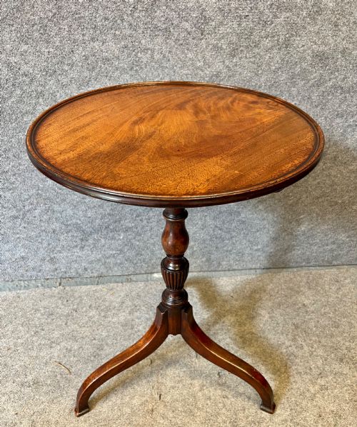George III Mahogany Snap Top Occasional Table