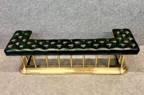 Good Quality Small Brass & Leather Club Fender