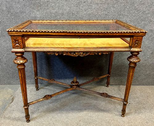 Antique Gilded & Painted Bijouterie Cabinet