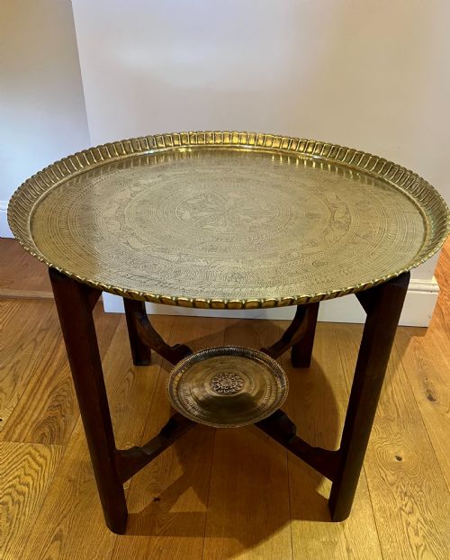 Large Benares Folding Table