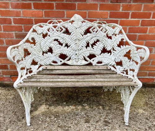 Antique Cast Iron Garden Seat