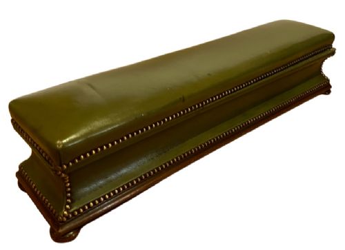 Victorian Mahogany & Leather Foot Stool