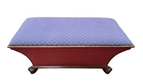 Victorian Mahogany Ottoman