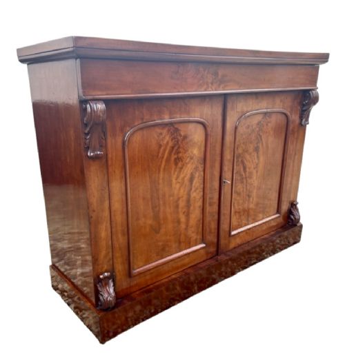Antique Mahogany Side Cabinet Sideboard