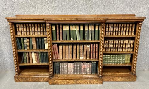 Superb Quality Victorian Open Bookcase