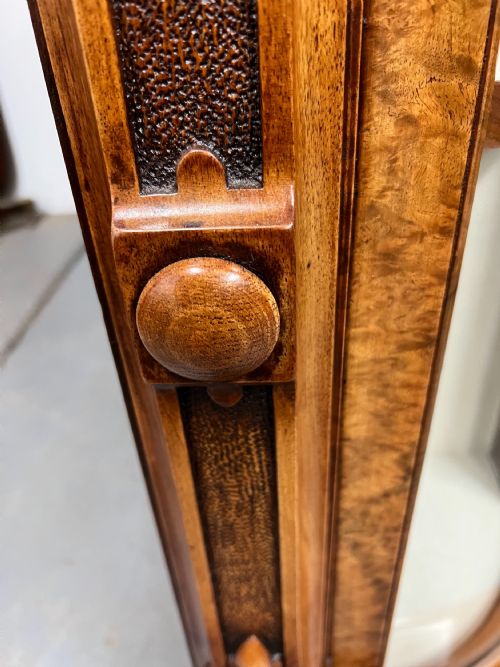 PAIR OF EXHIBITION QUALITY BURR WALNUT CABINETS - ADDITIONAL PHOTO 12