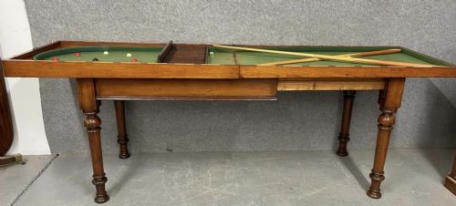 Antique Mahogany Metamorphic Bagatelle Table