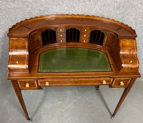 Quality Inlaid Carlton House Desk