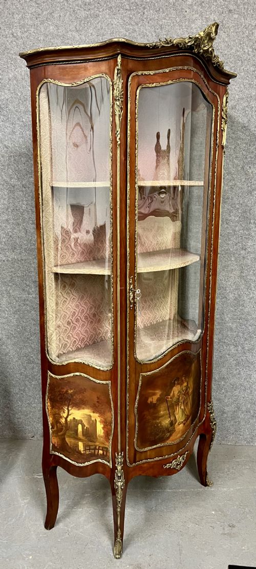 FRENCH VERNE MARTIN STYLE VITRINE DISPLAY CABINET - ADDITIONAL PHOTO 1