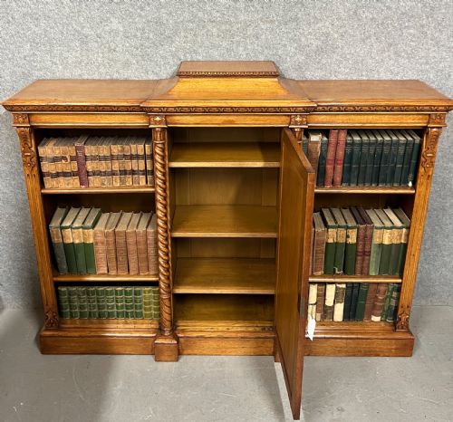 PAIR OF RICHARD BRIDGENS OAK OPEN BOOKCASES - ADDITIONAL PHOTO 2