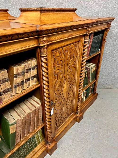 PAIR OF RICHARD BRIDGENS OAK OPEN BOOKCASES - ADDITIONAL PHOTO 12