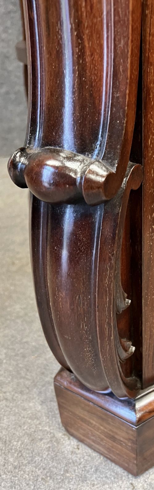 SUPERB QUALITY GONCALO ALVES DWARFE OPEN BOOKCASE - ADDITIONAL PHOTO 4