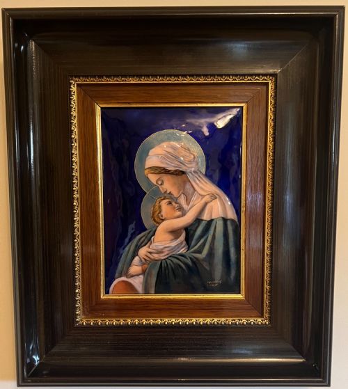 Fine Quality Pierre Bonnet of Limoges Porcelain Plaque
