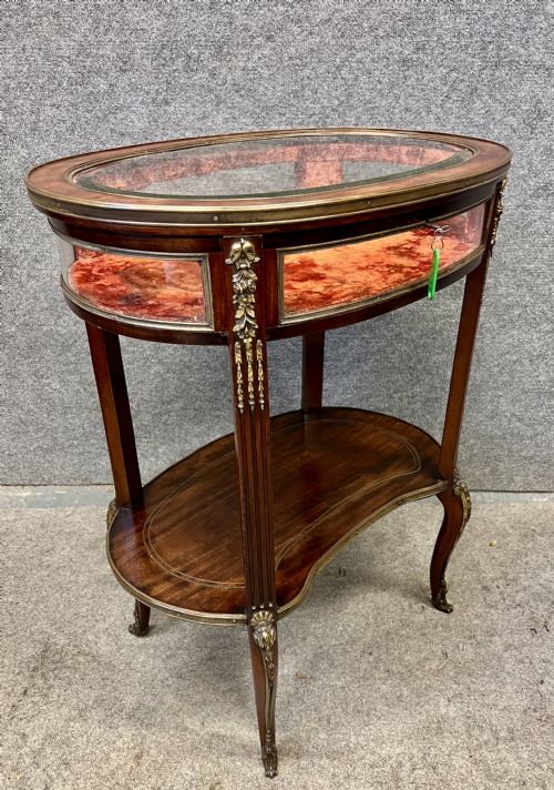 ANTIQUE FRENCH BIJOUTERIE CABINET - ADDITIONAL PHOTO 3