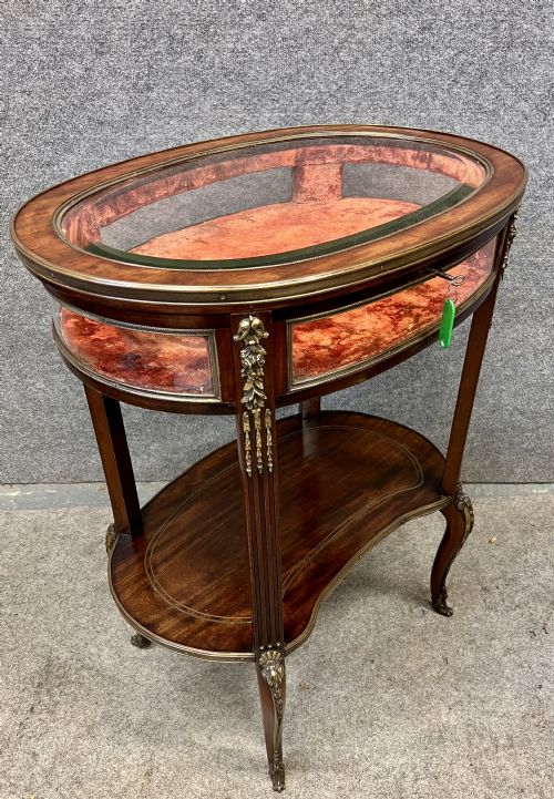 ANTIQUE FRENCH BIJOUTERIE CABINET - ADDITIONAL PHOTO 4
