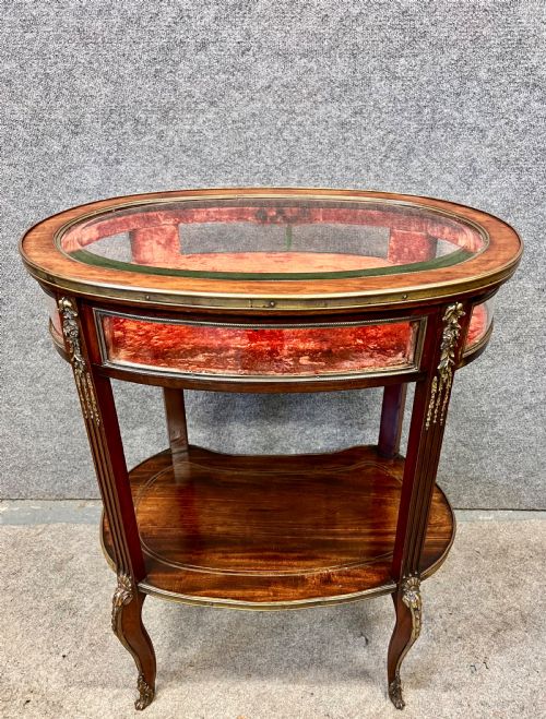 ANTIQUE FRENCH BIJOUTERIE CABINET - ADDITIONAL PHOTO 5