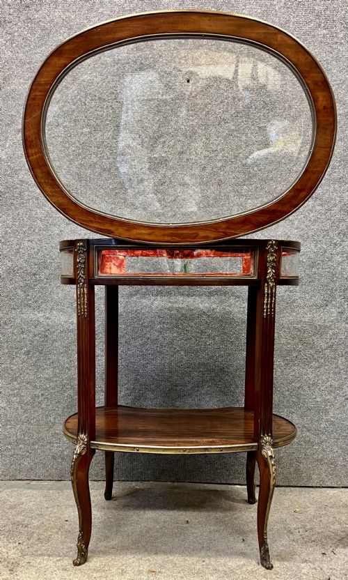 ANTIQUE FRENCH BIJOUTERIE CABINET - ADDITIONAL PHOTO 6