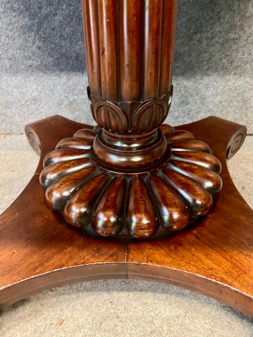 QUALITY WILLIAM IV MAHOGANY 2 DRAWER TABLE - ADDITIONAL PHOTO 1