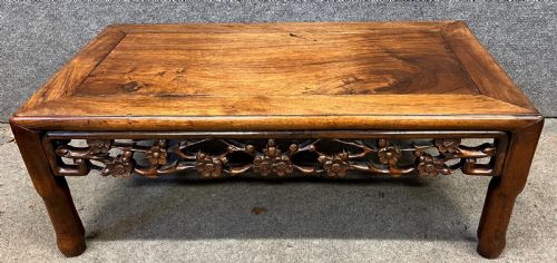 ANTIQUE MATCHED PAIR OF CHINESE LOW TABLES - ADDITIONAL PHOTO 5