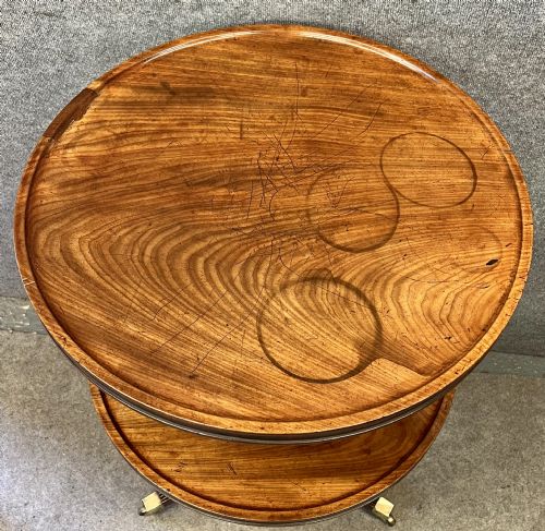 GOOD QUALITY GILLOW ATTRIBUTED 2 TIER MAHOGANY TABLE - ADDITIONAL PHOTO 2