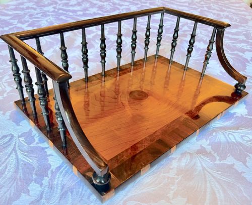 Unusual Regency Desk Top Book Carrier.