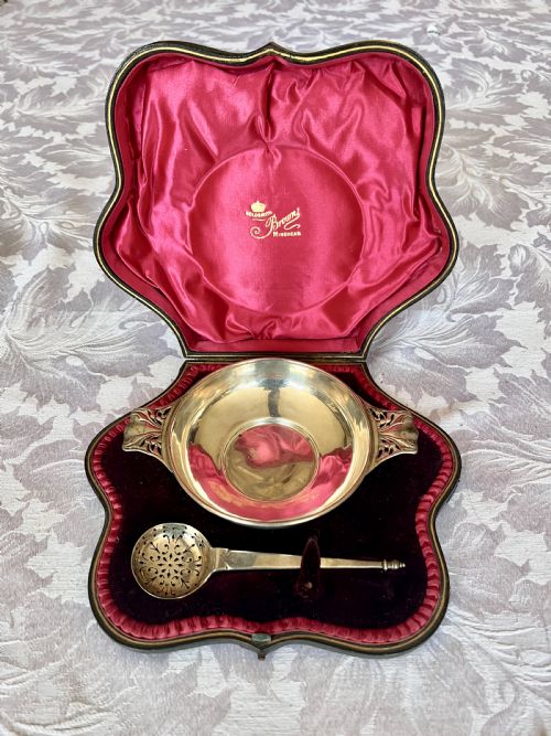 Sterling Silver Cased Christening Set