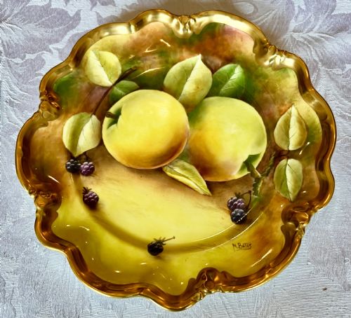 Fine Michael Bates Coalport Cabinet Plate