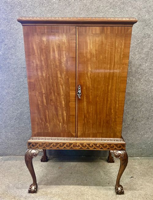 EDWARDIAN CHIPPENDALE STYLE FOLIO CABINET - ADDITIONAL PHOTO 1