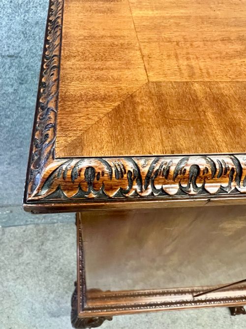 EDWARDIAN CHIPPENDALE STYLE FOLIO CABINET - ADDITIONAL PHOTO 7