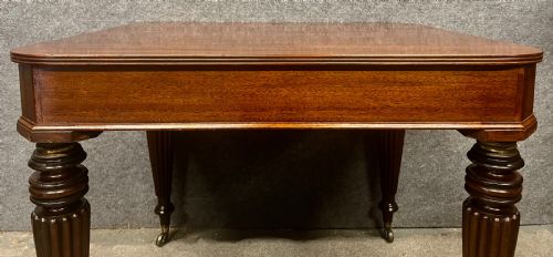 GOOD QUALITY 19TH C MAHOGANY CAMPAIGN TABLE - ADDITIONAL PHOTO 5