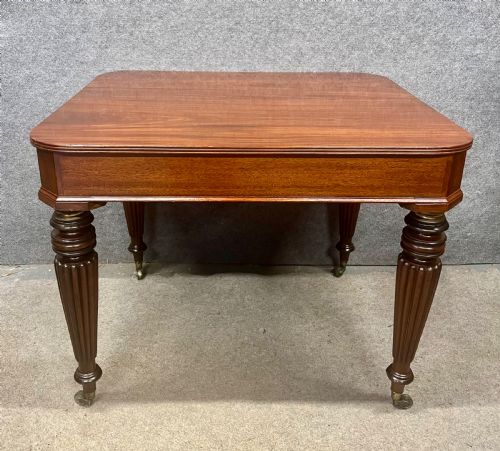GOOD QUALITY 19TH C MAHOGANY CAMPAIGN TABLE - ADDITIONAL PHOTO 7