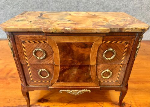 Antique French Miniature Commode Chest