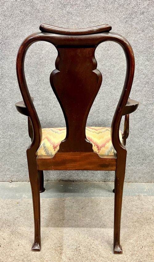 GEORGE II STYLE MAHOGANY CHILD'S CHAIR - ADDITIONAL PHOTO 6