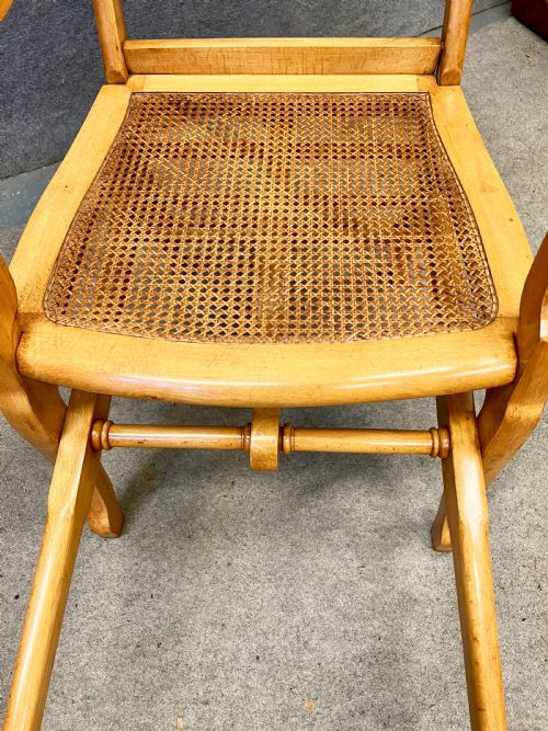 FRENCH FIRST WORLD WAR CAMPAIGN OR INVALID CHAIR - ADDITIONAL PHOTO 3