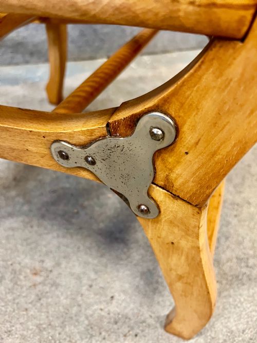 FRENCH FIRST WORLD WAR CAMPAIGN OR INVALID CHAIR - ADDITIONAL PHOTO 7
