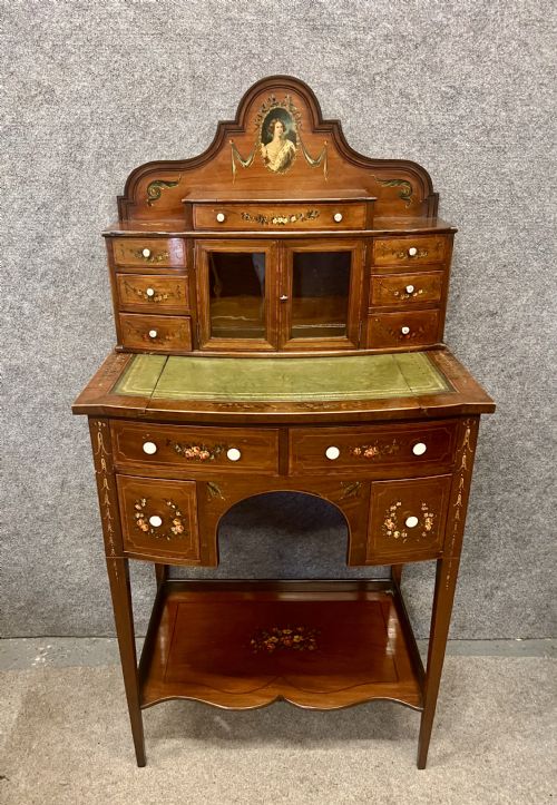 BEAUTIFUL EDWARDIAN LADIES DESK BONHEUR DU JOUR - ADDITIONAL PHOTO 1