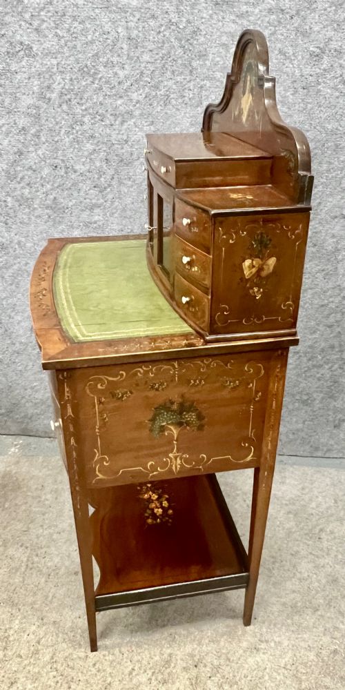 BEAUTIFUL EDWARDIAN LADIES DESK BONHEUR DU JOUR - ADDITIONAL PHOTO 11