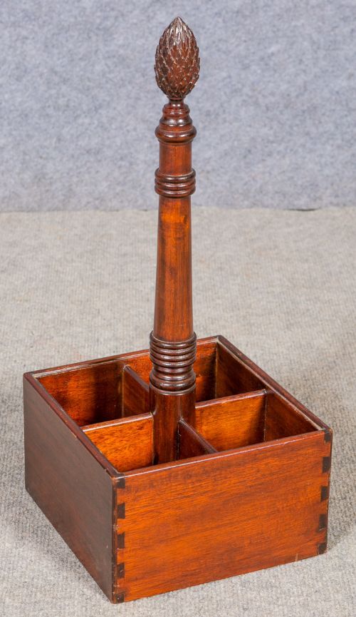 Good Quality Mahogany Bottle Carrier
