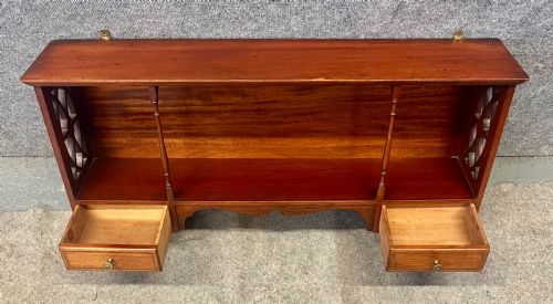 ATTRACTIVE EDWARDIAN HANGING WHATNOT SHELVES - ADDITIONAL PHOTO 4