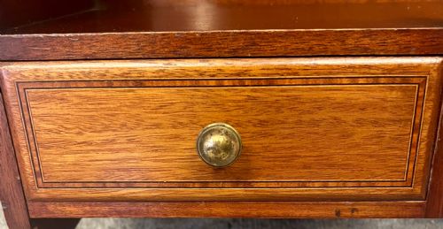 ATTRACTIVE EDWARDIAN HANGING WHATNOT SHELVES - ADDITIONAL PHOTO 5