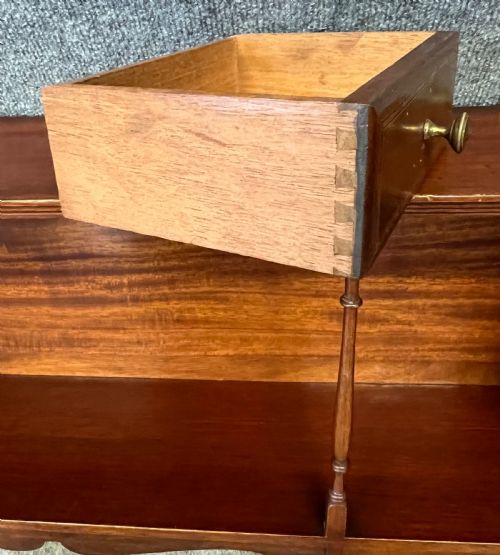 ATTRACTIVE EDWARDIAN HANGING WHATNOT SHELVES - ADDITIONAL PHOTO 7