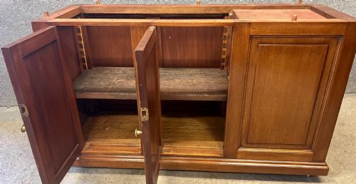 STUNNING LARGE ANTIQUE FRENCH MAHOGANY ORMOLU MOUNTED DESK - ADDITIONAL PHOTO 5