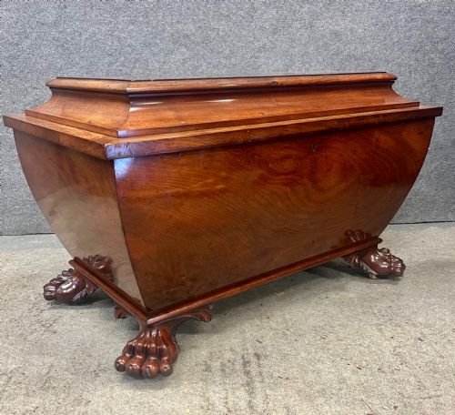 Large Willian IV Mahogany Wine Cooler by Robert Robson of Newcastle