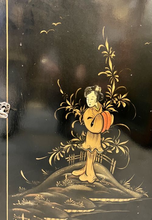 ART DECO CHINOISERIE COCKTAIL CABINET - ADDITIONAL PHOTO 3