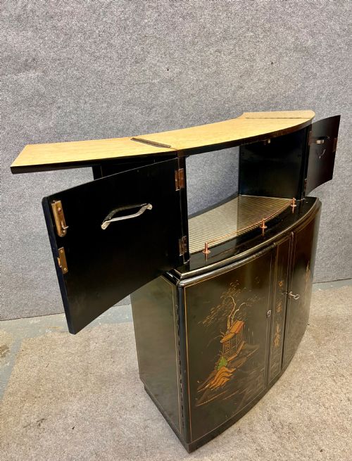 ART DECO CHINOISERIE COCKTAIL CABINET - ADDITIONAL PHOTO 9
