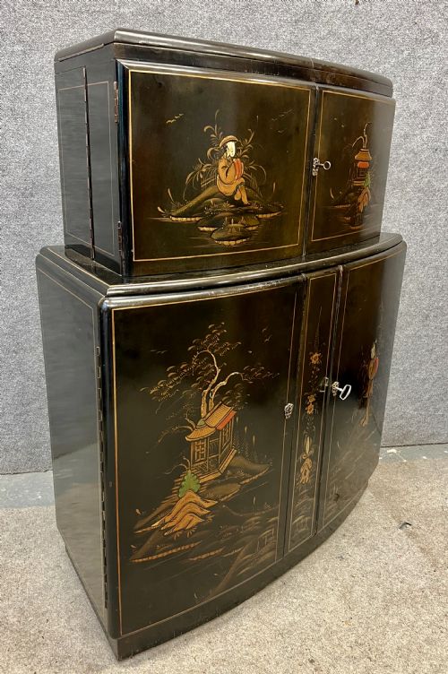 ART DECO CHINOISERIE COCKTAIL CABINET - ADDITIONAL PHOTO 13